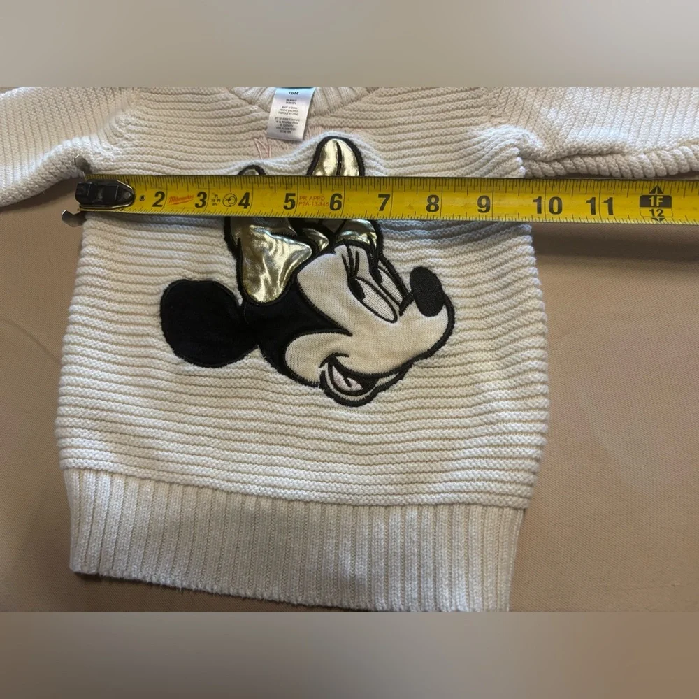 Disney Cream Ivory Sweater with Minnie Mouse‎